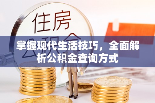 桐梓掌握现代生活技巧，全面解析公积金查询方式