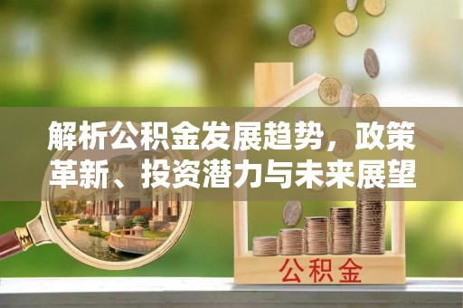 桐梓解析公积金发展趋势，政策革新、投资潜力与未来展望