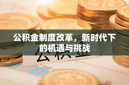 桐梓公积金制度改革，新时代下的机遇与挑战