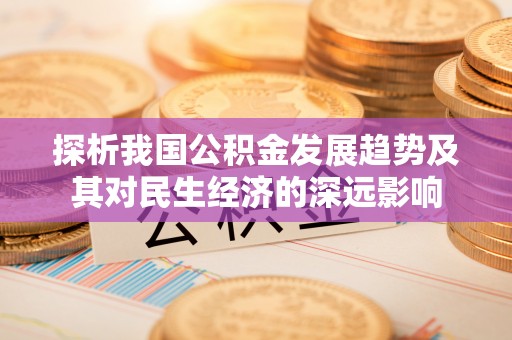 桐梓探析我国公积金发展趋势及其对民生经济的深远影响