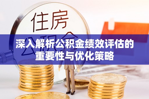 桐梓深入解析公积金绩效评估的重要性与优化策略