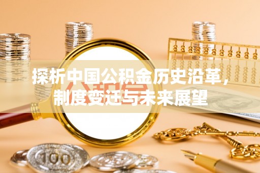桐梓探析中国公积金历史沿革，制度变迁与未来展望