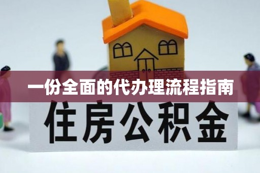 桐梓一份全面的代办理流程指南