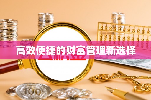 桐梓高效便捷的财富管理新选择