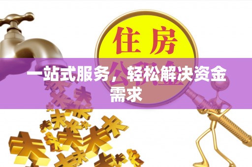 桐梓一站式服务，轻松解决资金需求