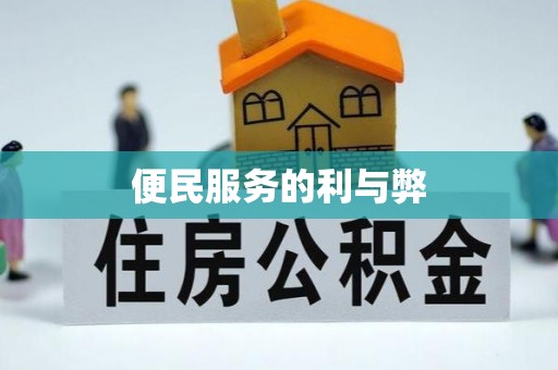 桐梓便民服务的利与弊